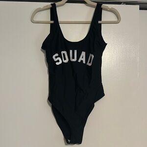 Squad one piece swim suit